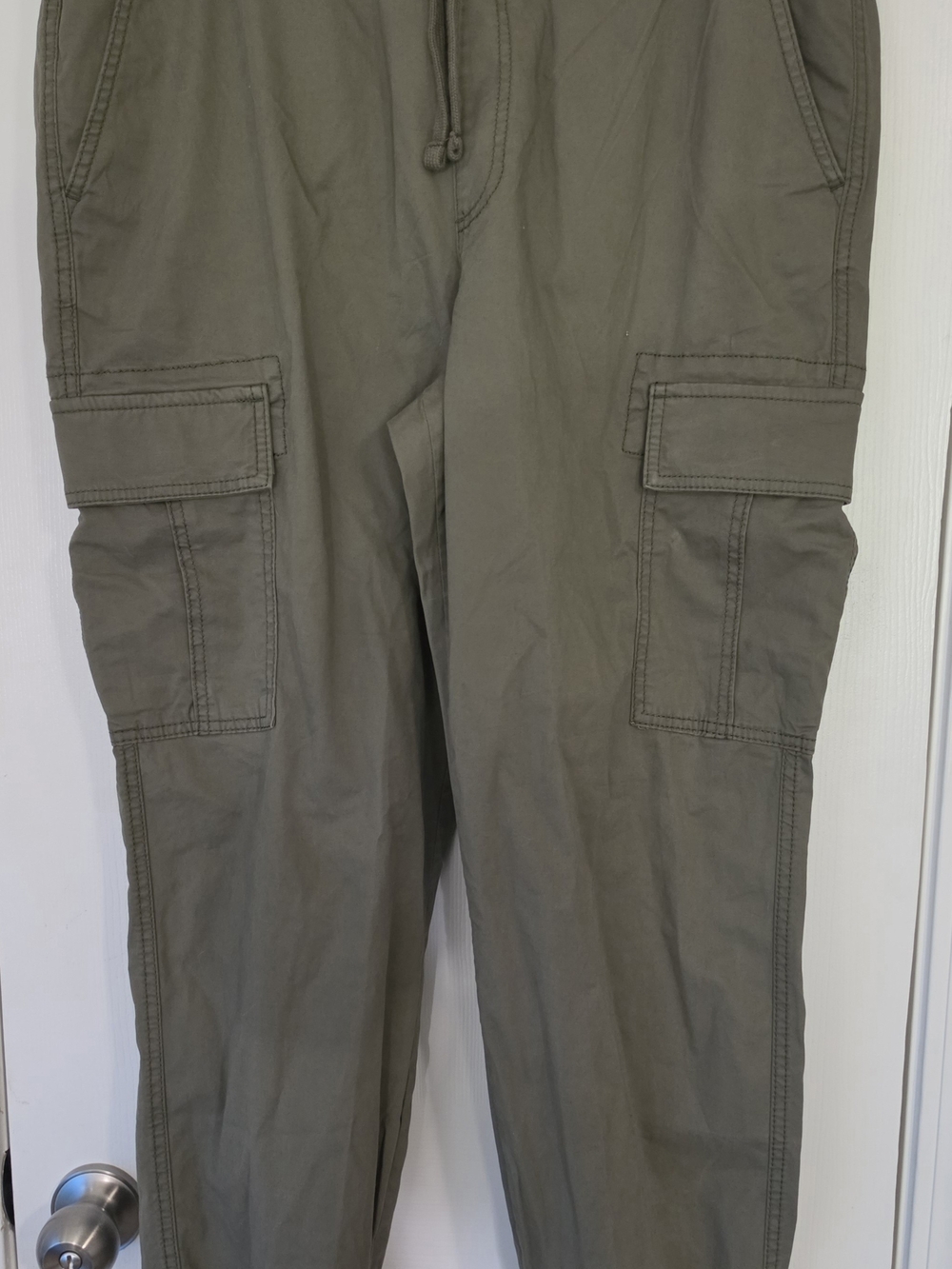 Sonoma Olive Green Cargo Pants with Side Pockets